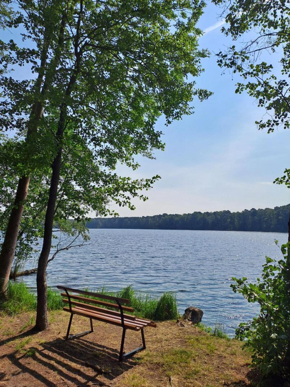 Ferienwohnung Gruenblick Heidesee Esterno foto